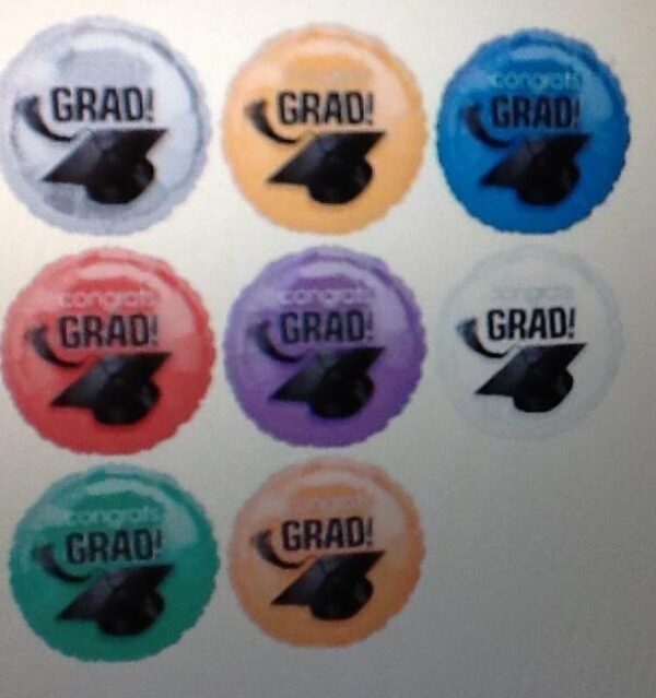Balloon Congrats Grad Assorted Colors