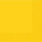 Tableware Yellow Lunch Napkins 50ct