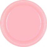 Tableware Pink Paper Plates 9in 24ct