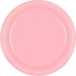 Tableware Pink Paper Plates 9in 24ct