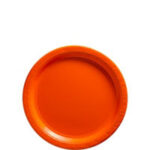Tableware Orange Paper Plates 7in 24ct