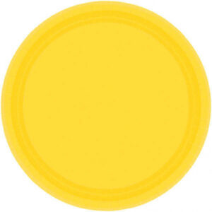 Tableware Yellow paper Plates