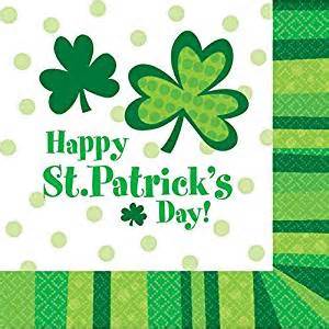 St Patrick Tableware Beverage napkins 30ct
