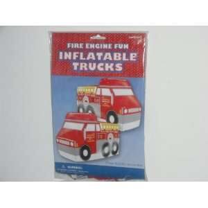 Firetruck Inflatable 2ct