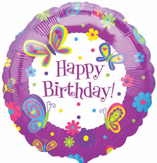 Balloon Birthday Butterflies