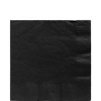 Tableware Black Luncheon Napkins 50ct