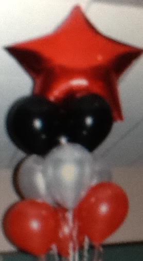 Balloon Bouquet Casino Color