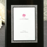Bevelled Glass Frame Black