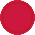 Tableware Red Paper Plates 9in