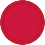 Tableware Red Paper Plates 9in