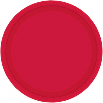 Tableware Red Paper Plates 9in