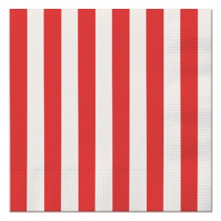Red White Stripes Napkins