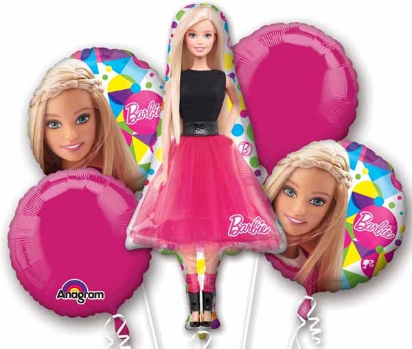 Barbie Balloon Bouquet