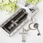 A Cross Keychain Favor