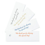 Favor Tags 25 ct Gold Writing