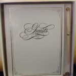 A Guest Book with Pen Ivory