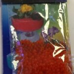 Orange Gel beads