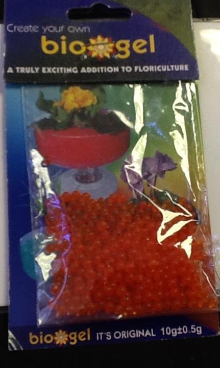 Orange Gel beads