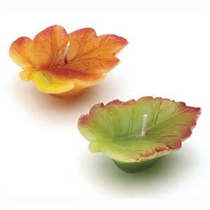 Fall Leaf Candles 2ct
