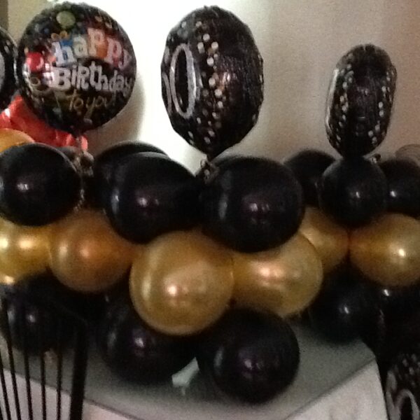 A Balloon Bouquet Centerpiece