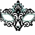 A Masquerade Mask Black with stones