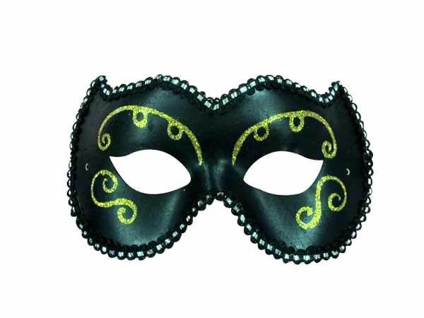 A Masquerade Mask Black n Gold