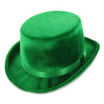 Top Hat Green Velvet