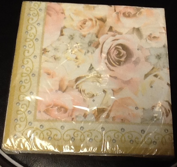 A Rosegold Dazzling Shower Lunch Napkins