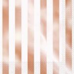 Tableware Rose Gold Napkins stripes