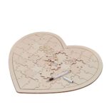 A Heart Puzzle Guest Book