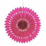 Decor Paper Fan Hot Pink
