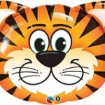 Jungle Animal Balloon Tiger Head supershape