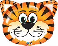 Jungle Animal Balloon Tiger Head supershape