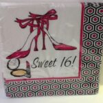 16 Sweet Sixteen Birthday Napkins