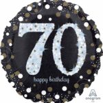 Balloon Birthday 70 HBD Sparkling