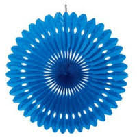 Decor Paper Fan Blue