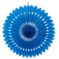 Decor Paper Fan Blue