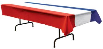British Blue Red white Table cover
