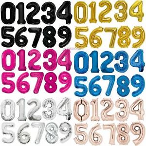 Balloon Numbers 34 in ea