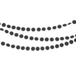 Decor Garland Black paper