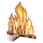 Campfire 3-D centerpiece
