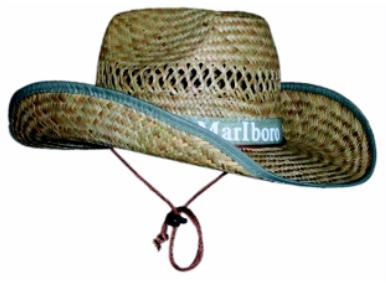 Cowboy hat straw Marlboro