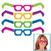 80’s Video game 8 bit paper glasses