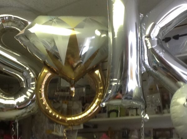 Balloon Decor Letters and Ring