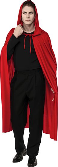 cos acc cape red long hooded 34263 17.99