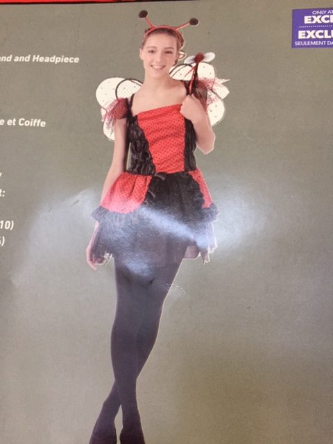 cos g lady bug L 12-14 alterego dress wing want wings