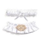 wed acc garter set 5059w_bev-clark-with lace app and prl and embridery