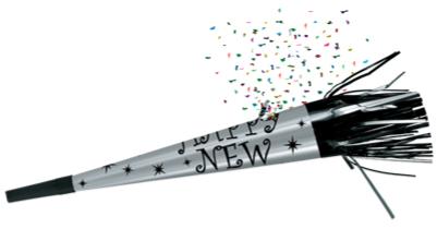 new yr confetti horn r80136bks