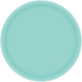 party acc plates paper robin egg 9in 65015