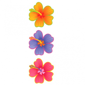 easter flower cutouts 13x12in 190362